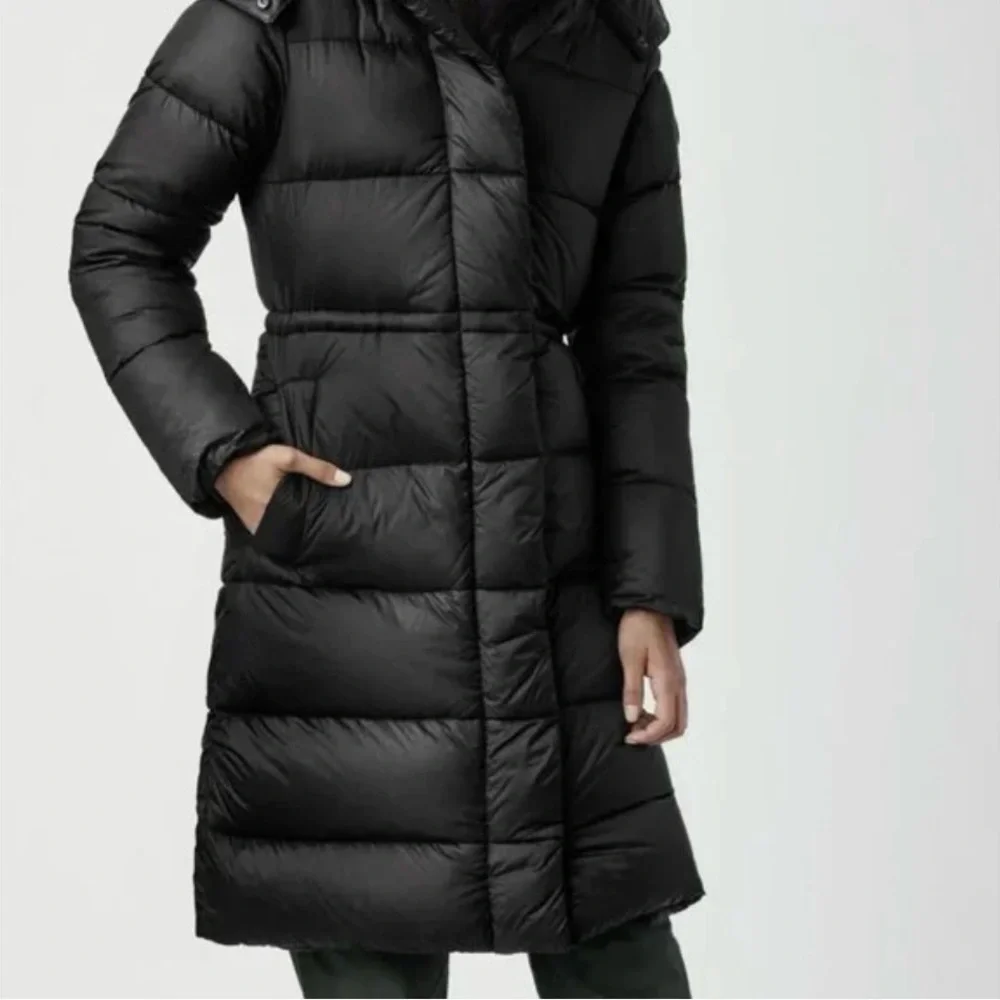 Canada Goose Arosa Parka Black Label in Navy - Picture 3 of 16